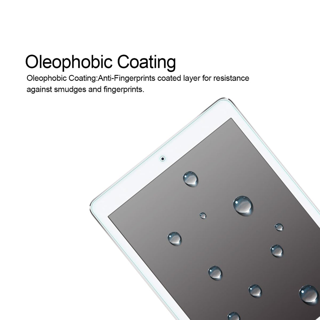 Apple iPad Pro 9.7 inch Tempered Glass Screen Protector, ® iPad Pro 9.7 Ballistics Glass 0.3mm 9H Hardness Anti-Scratch, Anti-Fingerprint, Bubble Free -Crystal Clear - Retail Packaging