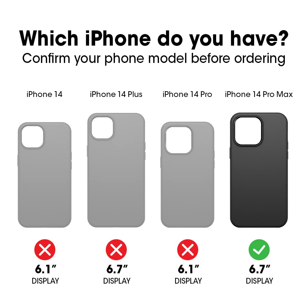 Symmetry Series Series for iPhone 14 Pro Max (ONLY) - Black