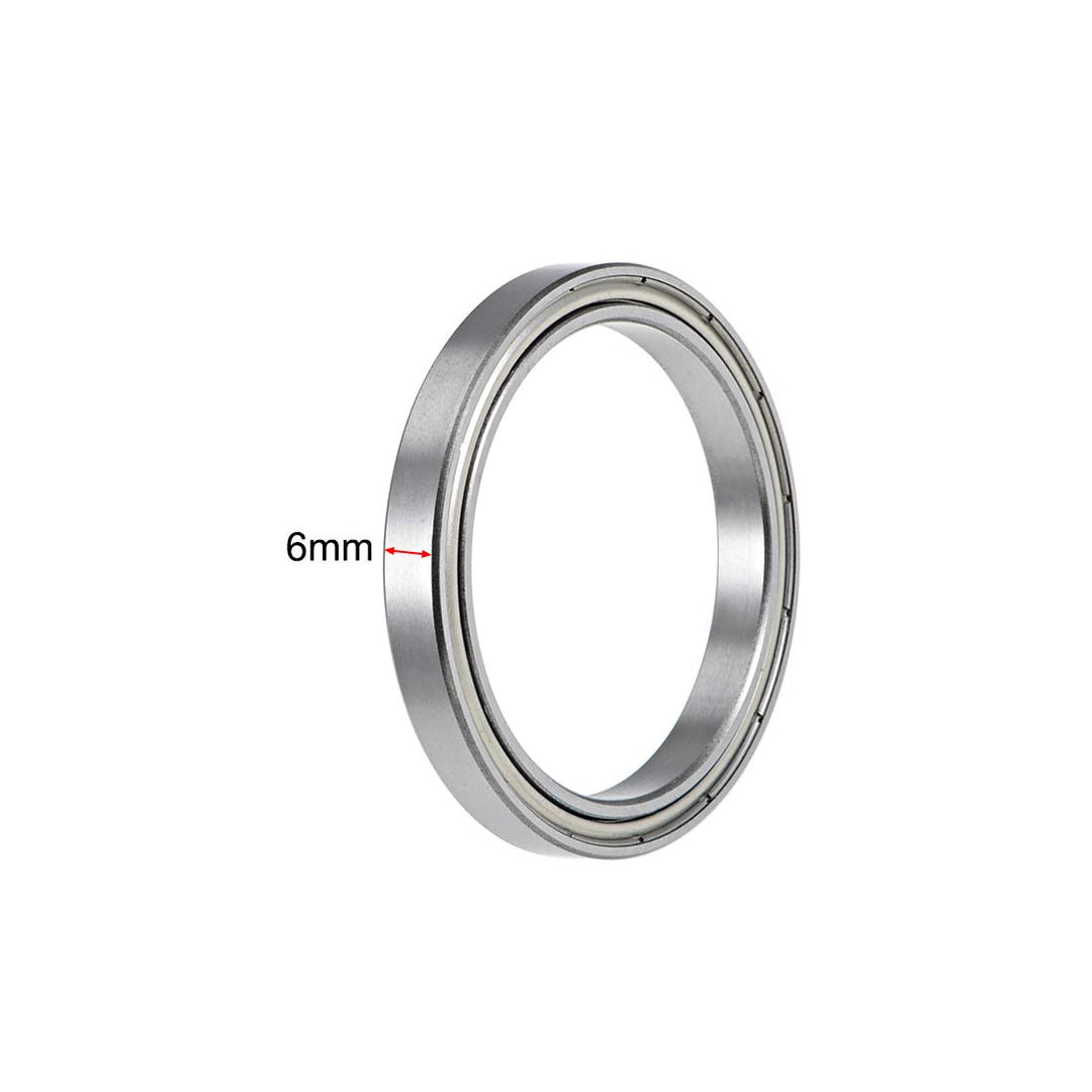 6708ZZ Deep Groove Ball Bearings 40mm x 50mm x 6mm Double Shielded Chrome Steel Z2 ABEC1