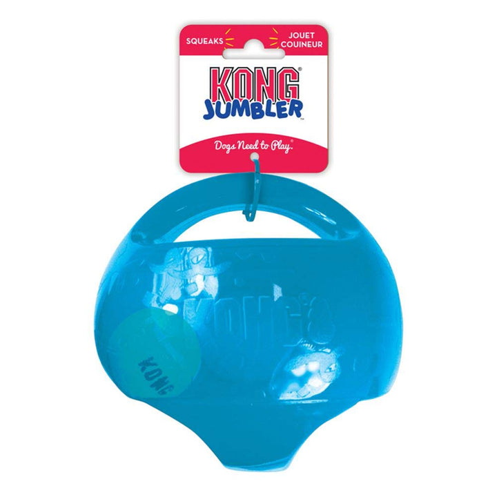 Jumbler Ball - Interactive Dog Toy for Dog & Puppy Playtime - Fetch Toy with Tennis Ball - Dog Supplies for Engaging Play - for Large/XL Dogs - Assorted Colors