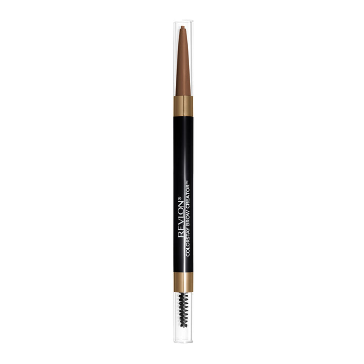 Revlon Colorstay Eyebrow Pencil Creator with Powder & Spoolie Brush to Fill, Define, Sculpt, Shape & Diffuse Perfect Brows, Soft Brown (605) 0.23 oz
