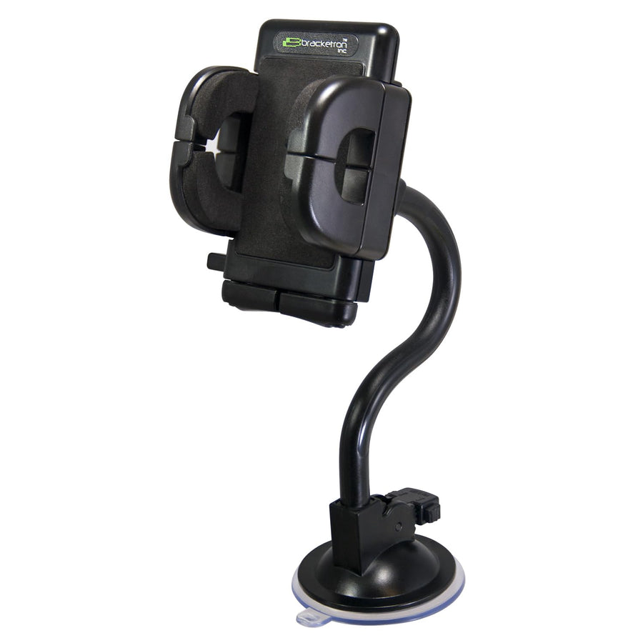 Universal Grip-iT Rotating Windshield Car Mount Phone Holder Cradle Hands Free iPhone X 8 Plus 7 SE 6s 6 5s 5 4 Samsung Galaxy S9 S8 S7 S6 S5 Note Google Pixel 2 XL LG Nexus Sony PHW-203-BL