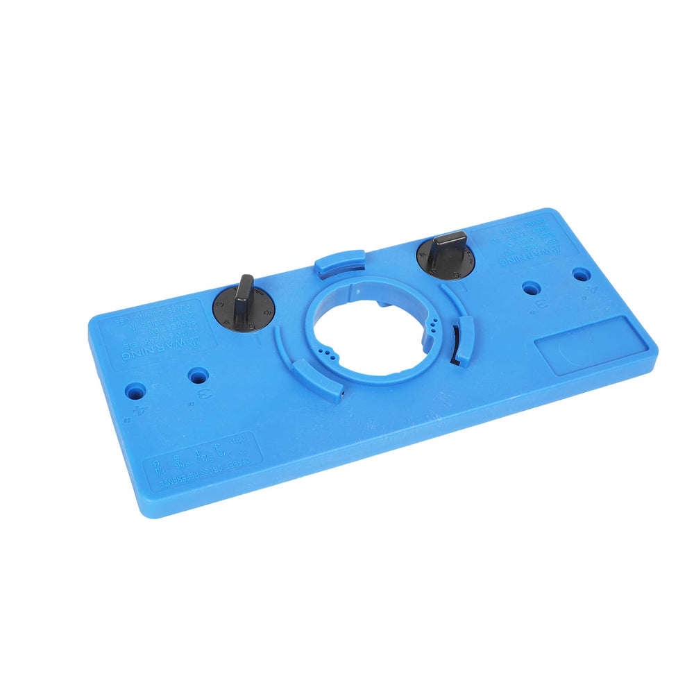 35mm Concealed Hinge Jig Boring Hole Drill Guide Cutter Bit Set Door Boring Hole Template and Bit for Cabinet Door Installation for Tool Carpenter. (Blue)
