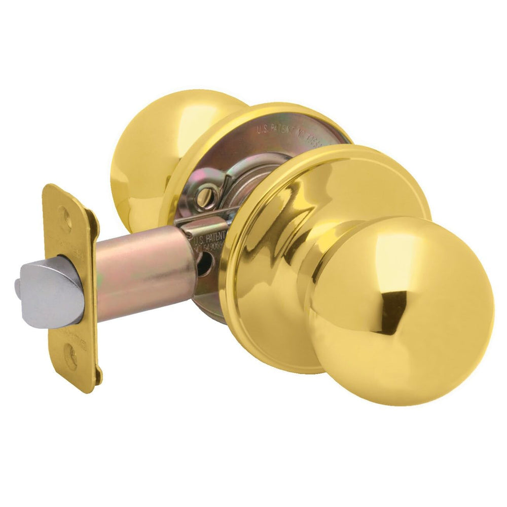 Dexter by Schlage J10VCNA605 Corona Passage Knob, Bright Brass