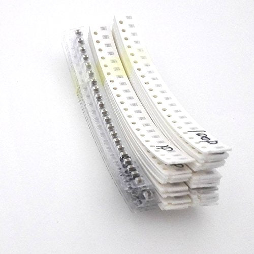 McIgIcM 0805 SMD Capacitor Assorted kit,36values20pcs=720pcs 1pF~10uF Samples kit Electronic DIY kit mlcc Multilayer Ceramic Chip Capacitors
