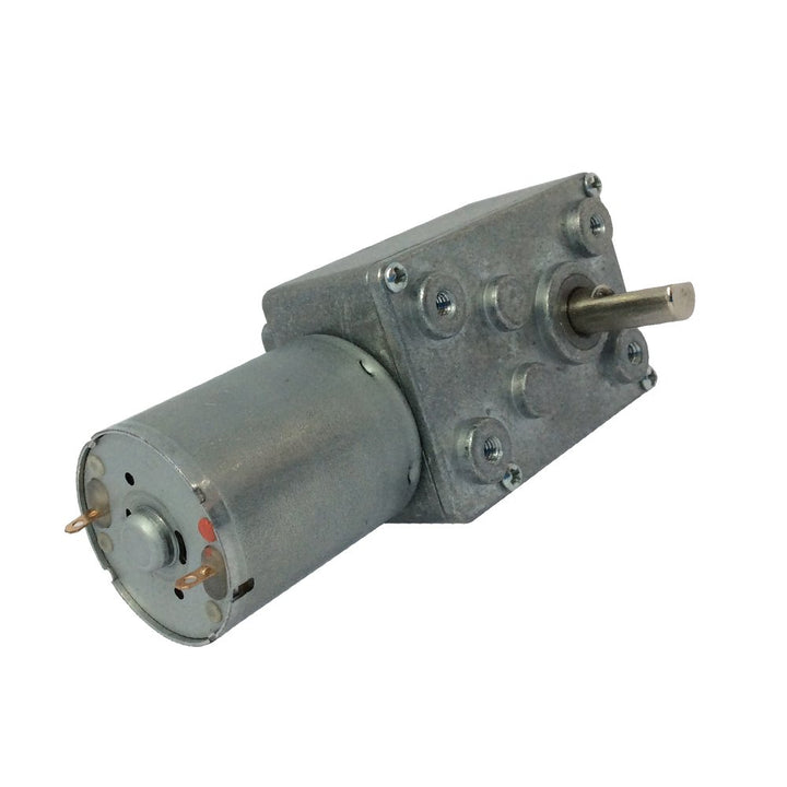 BEMONOC High Torque DC 6V Low Speed 1 RPM Geared Reducer Motor with Worm Gear Box for Robot Parts