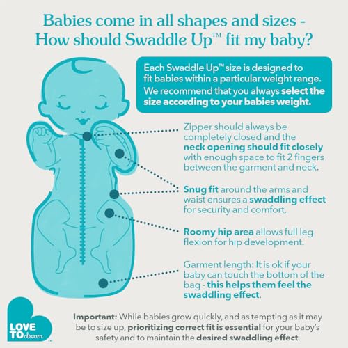 Swaddle UP, Baby Sleep Sack, Self-Soothing Swaddles for Newborns, Improves Sleep, Snug Fit Helps Calm Startle Reflex, New Born Essentials for Baby, Small 8-13lbs, Gray