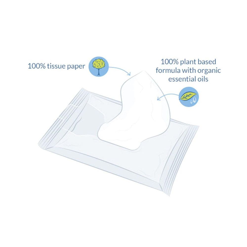 NATRACARE Safe To Flush Moist Tissues 30 (Pack of 1)