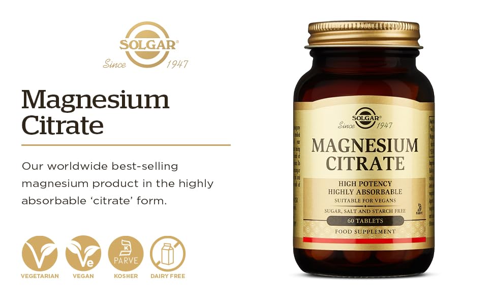 Magnesium Citrate - 60 Tablets
