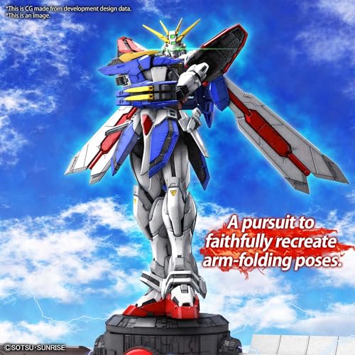 Bandai Hobby - Mobile Fighter G Gundam - #37 God Gundam, Bandai Spirits RG 1/144 Model Kit