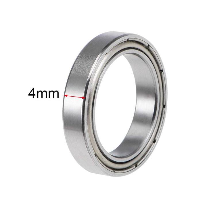 6702ZZ Deep Groove Ball Bearings Z2 15mm x 21mm x 4mm Double Shielded Chrome Steel 10pcs