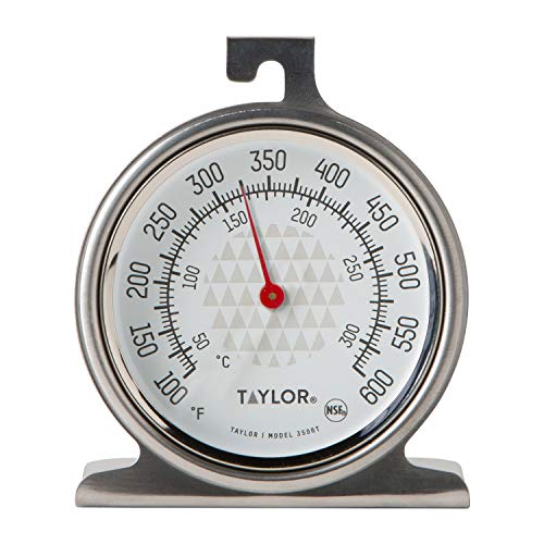 Large 2.5 Inch Dial Kitchen Cooking Oven Thermometer, Analog