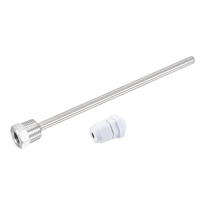 8mm Dia G1/2 Thermowell Weldless Stainless Steel 201 200mm Length for Beer Fermenter