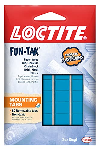 Fun-Tak Mounting Tabs, 2 oz
