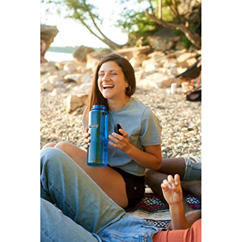 Titan Wide Mouth Water Bottle, Blue, 48oz, Model Number: 340607
