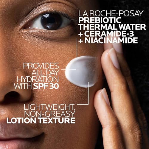 Toleriane Double Repair UV SPF Moisturizer for Face, Daily Facial Moisturizer with Sunscreen SPF 30, Niacinamide and Glycerin, Oil Free, Moisturizing Sun Protection