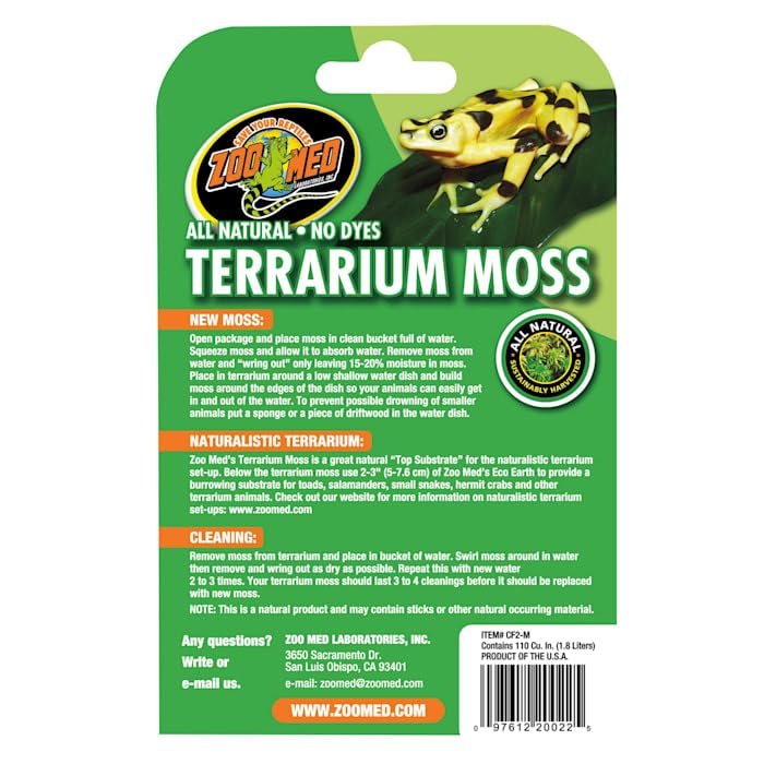 All Natural Reptile Terrarium Moss Substrate