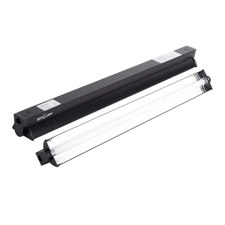T5 HO UVB Lighting Combo Kit, Terrarium Hood Comes with Desert 10.0 UVB T5 Lamp (24W)