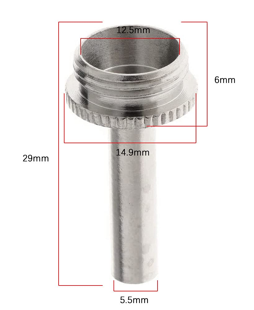 3 Pcs Metal Trumpet Connecting Rod Piston Stems for Trumpet Replacement Silver