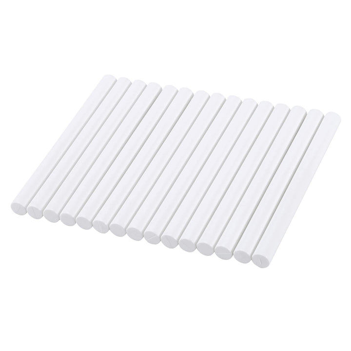 15 Pieces Pearl White Glue Gun Sealing Wax Sticks for Wax Seal Stamp, Great for Wedding Invitations, Cards, Envelopes