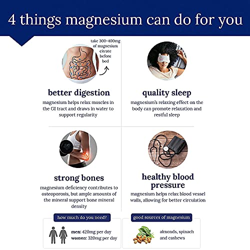 Calm, Magnesium Citrate Supplement, Anti-Stress Drink Mix Powder, Unflavored - 8 Ounce (Packaging May Vary)