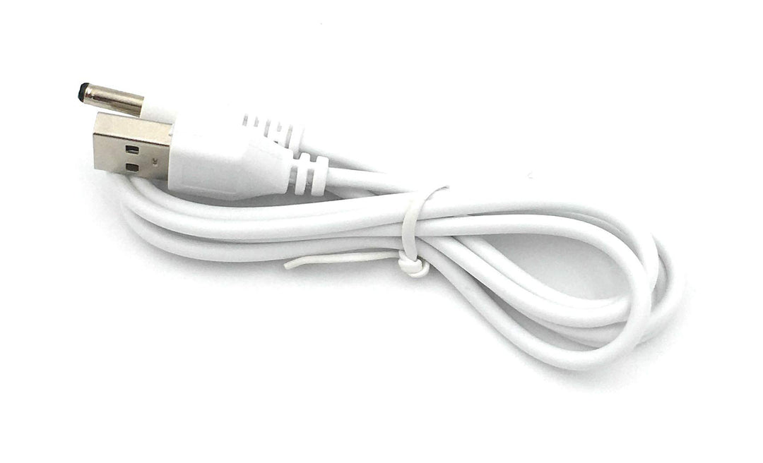 XCIVI Replacement USB Charging Cable for Fairywill/KIPOZI Sonic Electric Toothbrush - 3 Feet (1 Meter) (White)