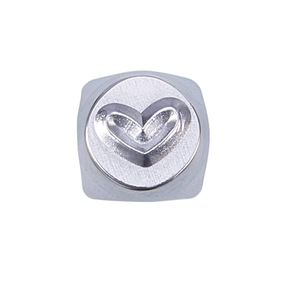 6mm 1/4 Bee Metal Design Stamps Electroplated Hard Carbon Steel Punch Stamping Tool for Jewelry Leather Wood Crafting