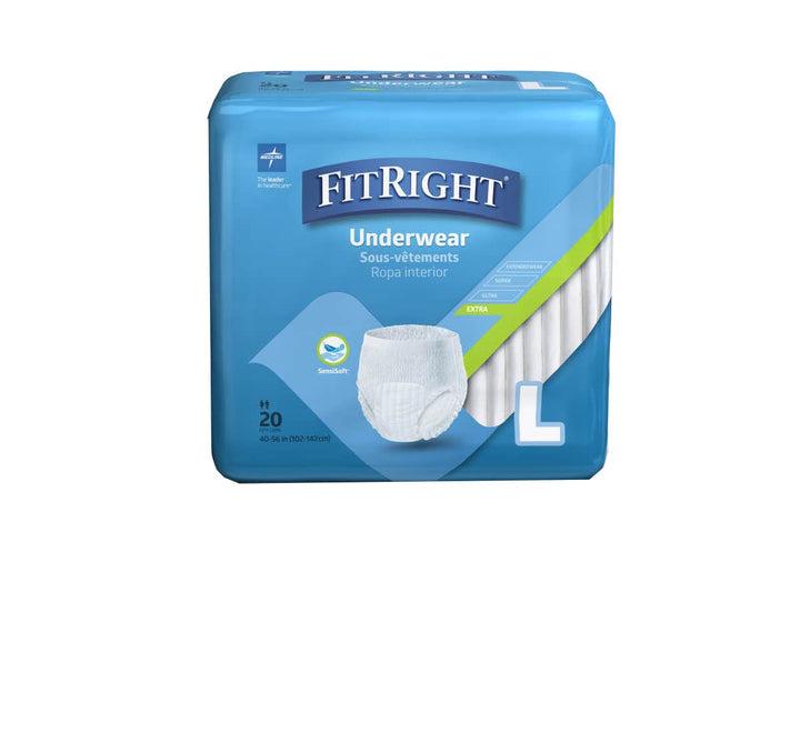 MSC13505A Protect Extra Protective Underwear, Large, (Pack of 4)