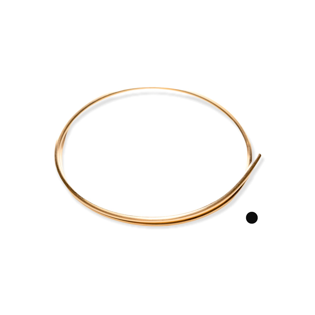 21 Gauge, 14/20 Yellow Gold Filled Wire (Round) Dead Soft 14K Gold Filled Made in USA - 1 Ounce (24FT)
