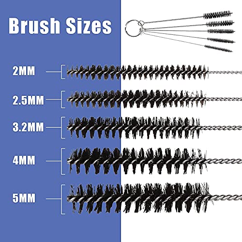3 Set Airbrush Spray Cleaning Repair Tool Kit Stainless steel Needle Brush Set