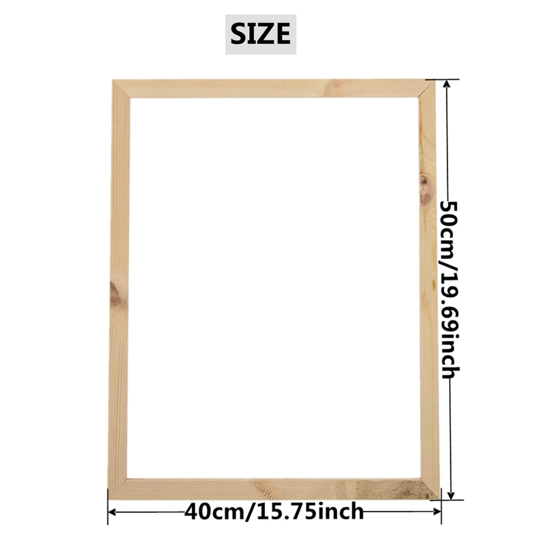 40X50 cm Wooden Frame DIY Picture Frames Art Suitable for Home Decor Painting Digital Diamond Drawing Paintings, Display Pictures 16x20 picture frames for wall (2PCS-40 * 50 CM)