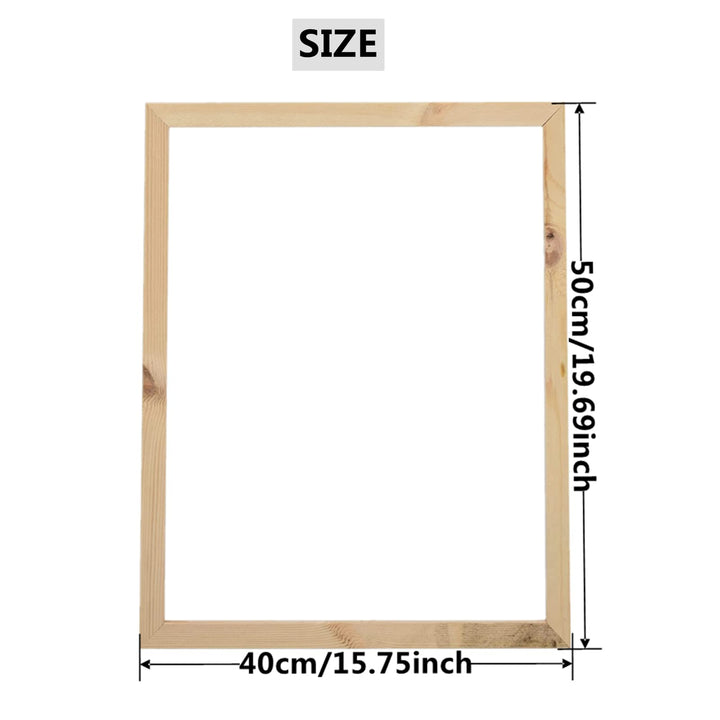 40X50 cm Wooden Frame DIY Picture Frames Art Suitable for Home Decor Painting Digital Diamond Drawing Paintings, Display Pictures 16x20 picture frames for wall (2PCS-40 * 50 CM)