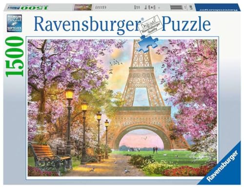 A Paris Stroll Puzzle - 1500 Unique Pieces | Precision Cut | Anti-Glare Surface | Ideal for Adults for Puzzle Enthusiasts