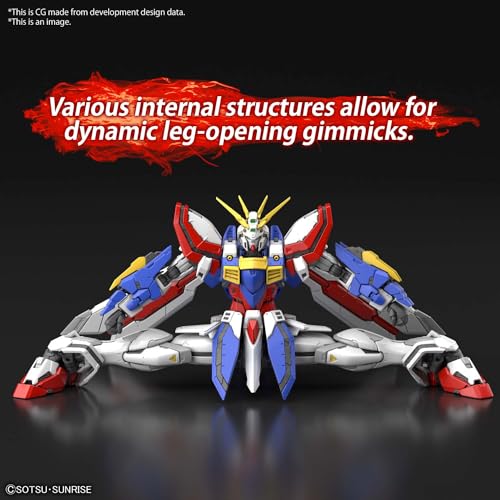 Bandai Hobby - Mobile Fighter G Gundam - #37 God Gundam, Bandai Spirits RG 1/144 Model Kit