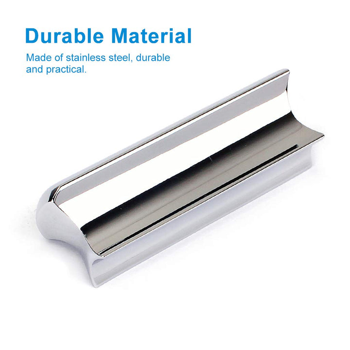 Stainless Steel Guitar Slide Tone Bar for Dobro, Lap Steel Guitar, Hawaiian Guitar, Electric Guitar Accessories - Chrome
