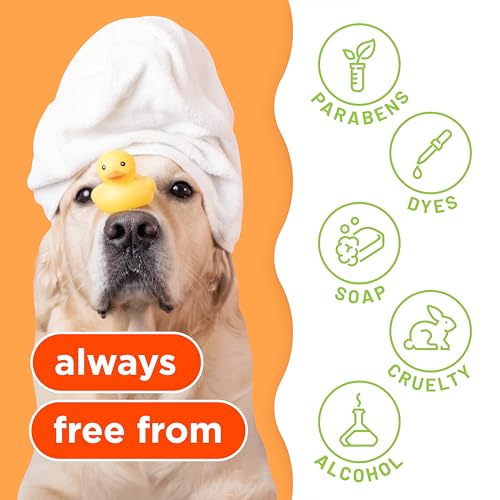 Citrus Flea & Tick Shampoo for Dogs, Soothing Bite Relief, Fresh Citrus Scent, Made in the USA, 20oz.