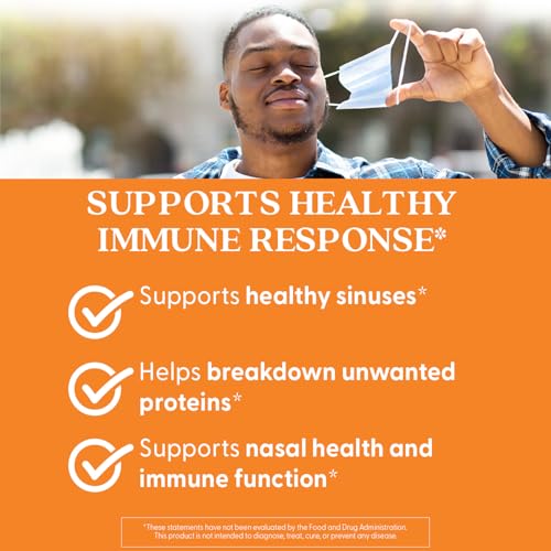 Doctors BEST Serrapeptase, 40,000 SPU, Supports Sinus Health, Non-GMO, Vegan 90 Veggie Caps