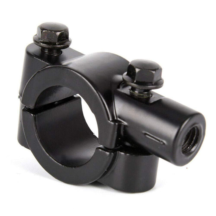 2pcs Motorcycle Handlebar Mirror Mount Mirrors Holder Clamp for 7/8 inch Handle Bar Sports Bike Kawasaki Honda Yamaha (10mm)