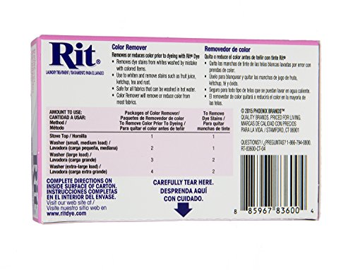 Pack of 2 Dye Laundry Treatment Color Remover