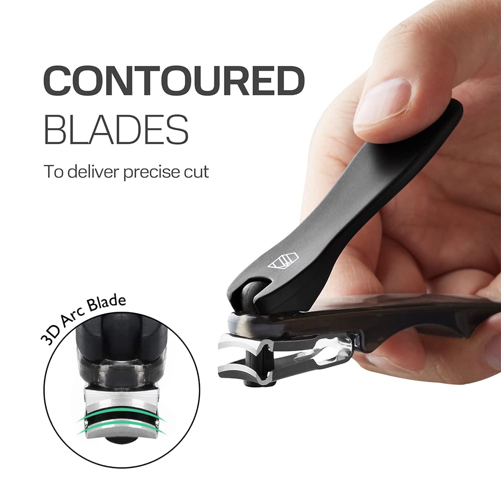 Toenail Clippers, Easy Angle Nail Clippers Toenail Care Steinder® Rotation 360 Rotafor Senior Finger Nail Clippers for Men Ingrown Nail and Easy use for Senior(Toenail Clippers)