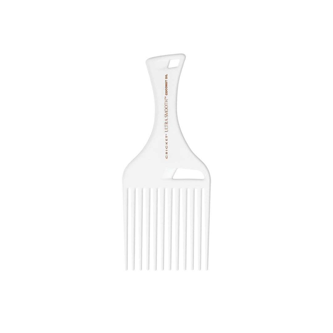 Ultra Smooth Coconut Hair Pick Comb for Curly, Thick, Medium to Long Hair Anti-Frizz Lifting and Volume Comb with Coconut Oil and Keratin Protein Infused Plastic