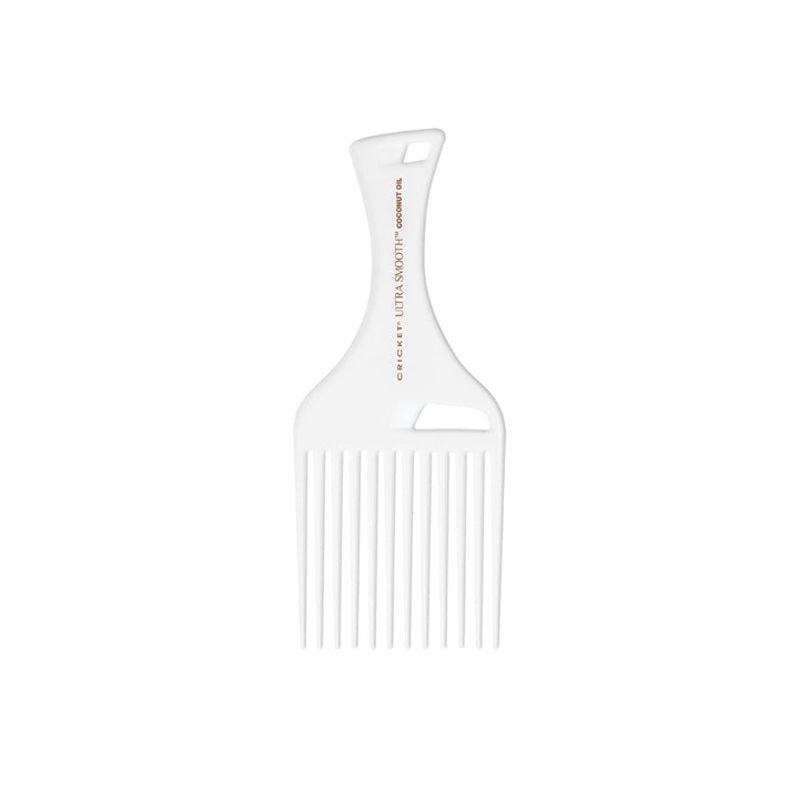 Ultra Smooth Coconut Hair Pick Comb for Curly, Thick, Medium to Long Hair Anti-Frizz Lifting and Volume Comb with Coconut Oil and Keratin Protein Infused Plastic
