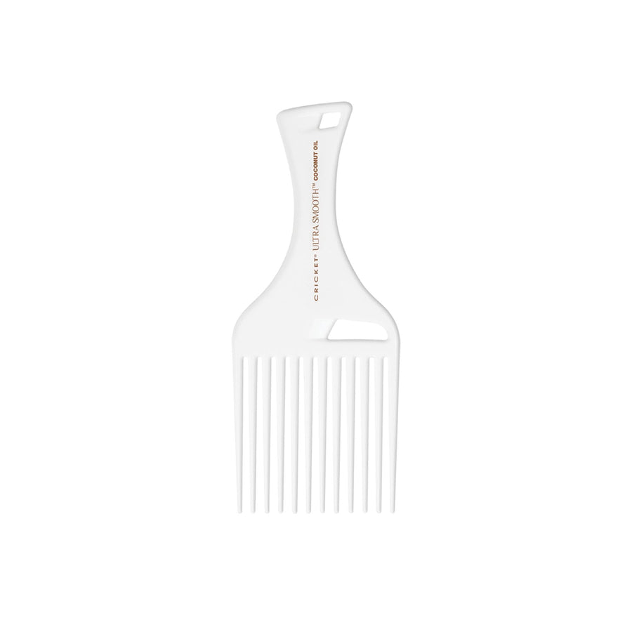 Ultra Smooth Coconut Hair Pick Comb for Curly, Thick, Medium to Long Hair Anti-Frizz Lifting and Volume Comb with Coconut Oil and Keratin Protein Infused Plastic
