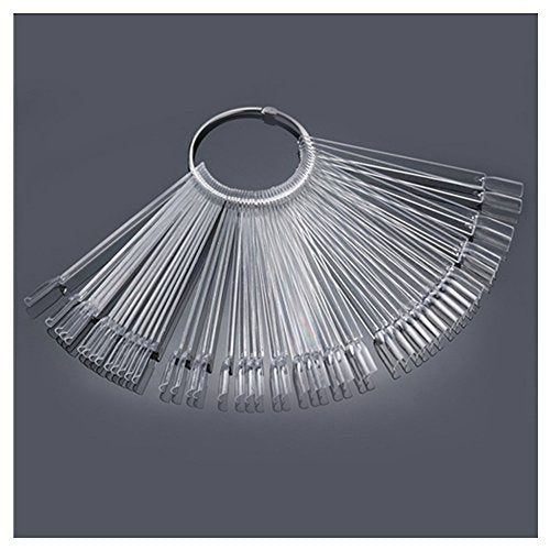 Nail Color Palette Nails Polish Color Card Nail Art Tools Nail Color Display Set For Nail Design (Transparent)