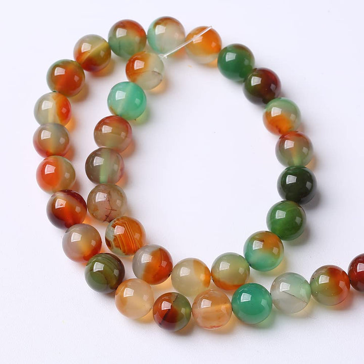 6mm 60pcs Peacock Agates Natural Stone Beads for Jewelry Making Semi Precious Loose Gemstones Beads DIY Bracelet Necklace 15 1 Strand