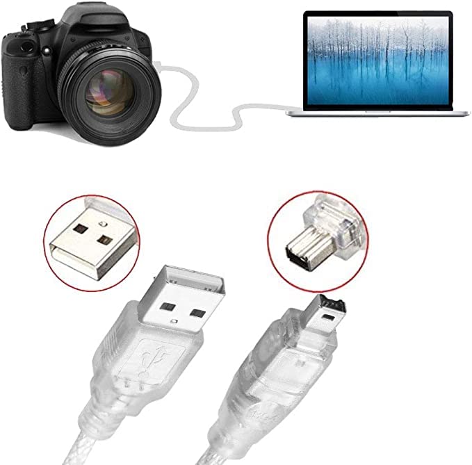USB 2.0 Male to IEEE 1394 4Pin Male iLink Firewire DV Cable 5FT Compatible with Sony DV & D8.(Please Read The Last Picture hint on The Left Carefully Before Buying. Prevent Buying Mistakes)