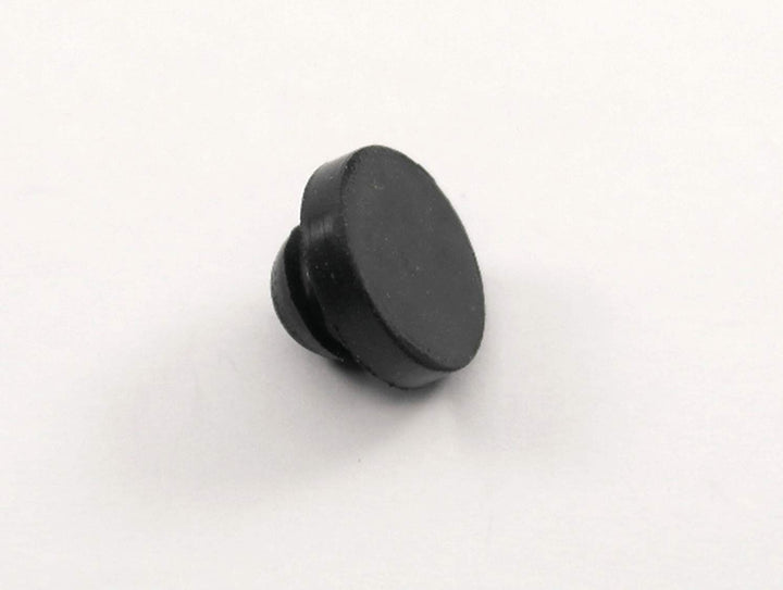 Rubber Push-in Ridged Stem Bumper 9/16 Diameter fits 1/4 Hole in 1/8 Thick Material (12)