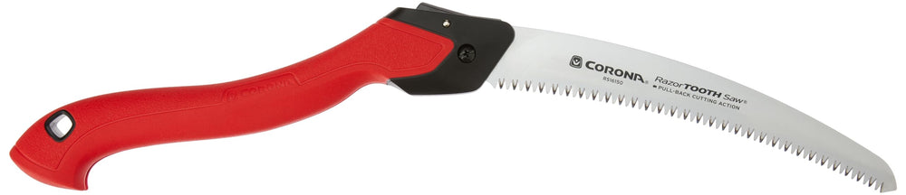 Tools 10-Inch RazorTOOTH Folding Pruning Designed for Single Use | Curved Blade Hand Saw | Cuts Branches Up to 6 in Diameter | RS16150, Red
