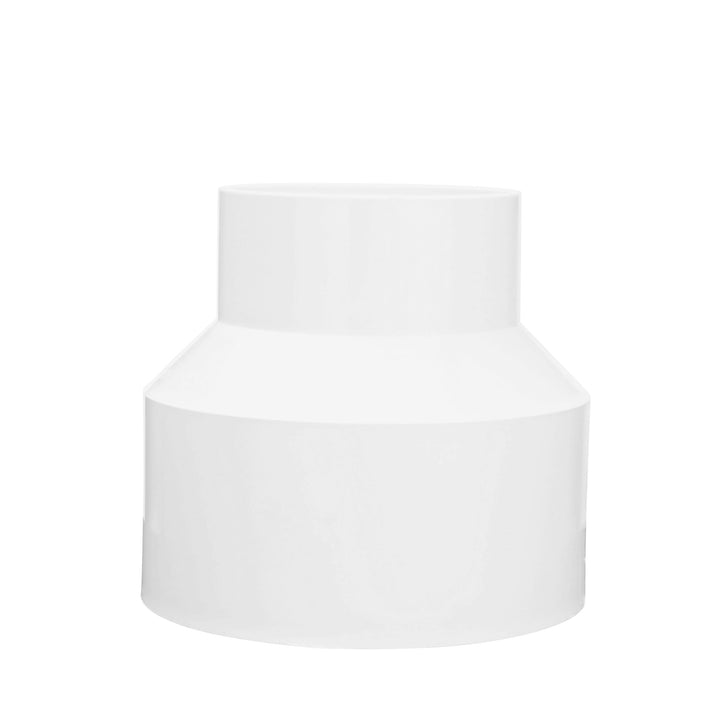 6P07 PVC S&D Increaser/Reducer Coupling, 4-Inch X 6-Inch, for Hub X Hub Solvent-Weld Connections, for use with 4-Inch & 6-Inch Sewer and Drain Pipe, White