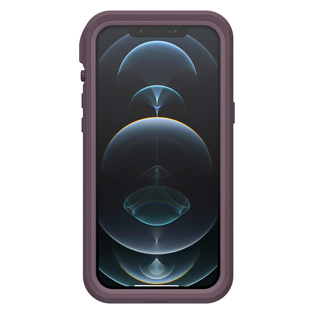 iPhone 12 Pro Max FRE Series Case - OCEAN VIOLET (BERRY CONSERVE/DUSTY LAVENDER), waterproof IP68, built-in screen protector, port cover protection, snaps to MagSafe